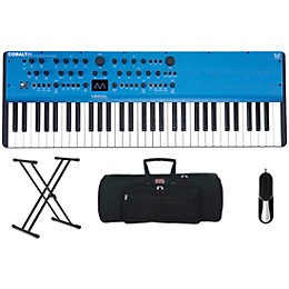 Modal Electronics Limited Cobalt8X 61-Key 8-Voice Extended Virtual Analog Synthesizer Stage Bundle