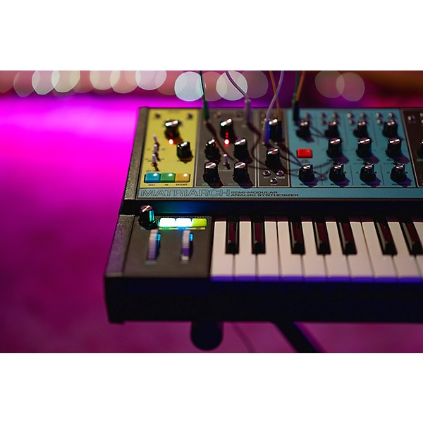 Moog Matriarch Semi-Modular Analog Synthesizer Stage Bundle Black