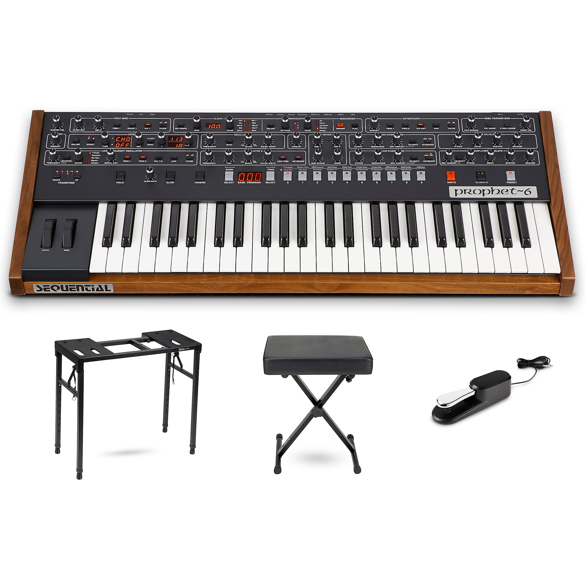 Amazon.com: Sequential Prophet-6 6-Voice Polyphonic Analog