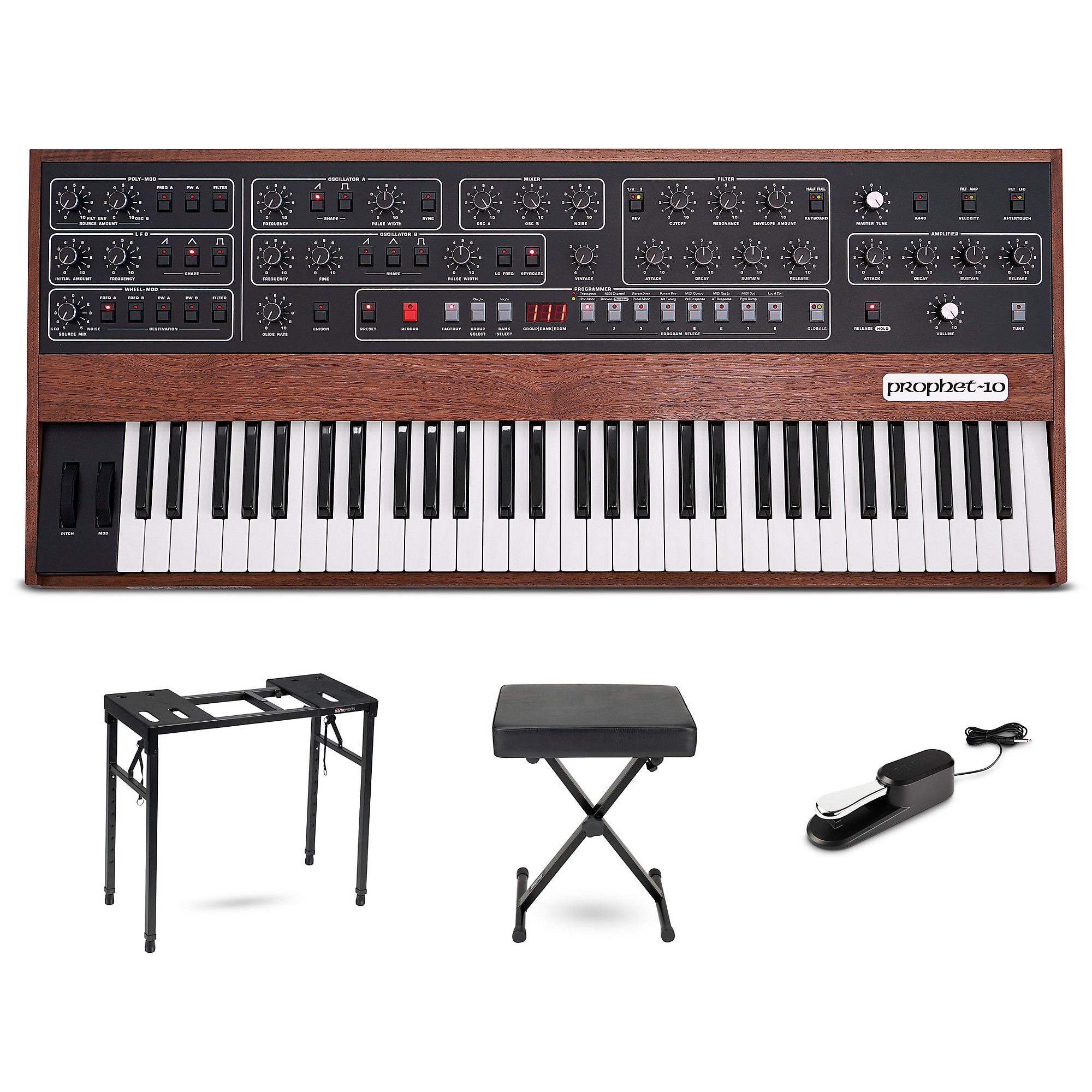 Sequential Prophet-10 10-Voice Polyphonic Analog Synthesizer Stage