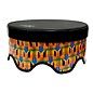 Toca Sympatico Short Gathering Drum With Pre-Tuned Synthetic Leather Head 18 in Kente Cloth thumbnail