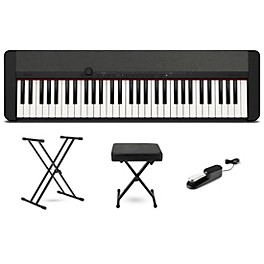 Casio Casiotone CT-S1 61-Key Portable Keyboard Esse... Casio Casiotone CT-S1 61-Key Portable Keyboard Essentials Bundle Black