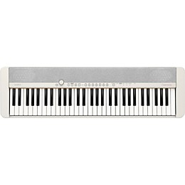 Casio Casiotone CT-S1 61-Key Portable Keyboard Essentials Bundle White