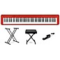 Casio CDP-S160 Compact Digital Piano Essentials Bundle Red thumbnail