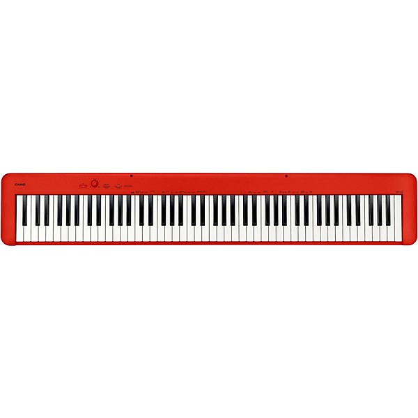 Casio CDP-S160 Compact Digital Piano Essentials Bundle Red