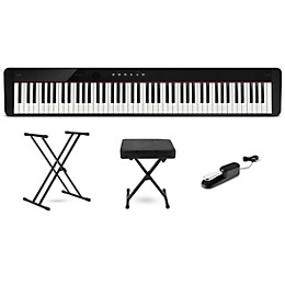 Casio PX-S1100 Privia Digital Piano Essentials Bundle Black