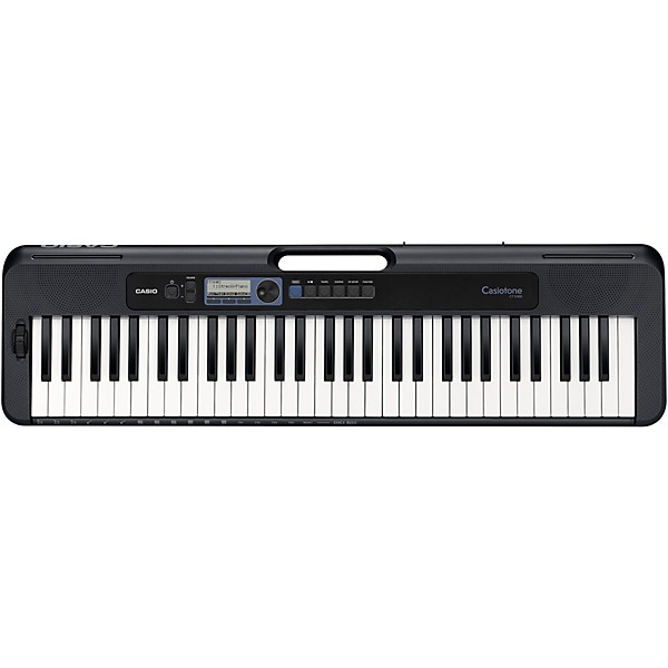 Casio Casiotone CT-S300 61-Key Digital Keyboard Essentials Bundle Blue