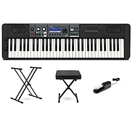 Casio Casiotone CT-S500 61-Key Portable Keyboard Essentials Bundle