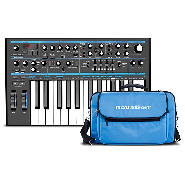 Novation Bass Station II Analog Synthesizer with Bag