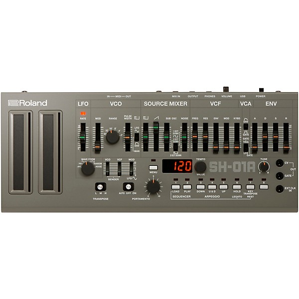 Roland SH-01A Sound Module Gray with Decksaver Cover