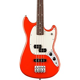 Fender Player II Mustang Bass PJ Rosewood Fingerboard Coral Red