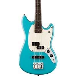 Fender Player II Mustang Bass PJ Rosewood Fingerboard ... Fender Player II Mustang Bass PJ Rosewood Fingerboard Aquatone Blue