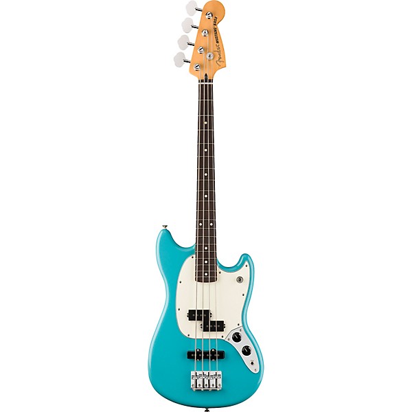 Fender Player II Mustang Bass PJ Rosewood Fingerboard Aquatone Blue