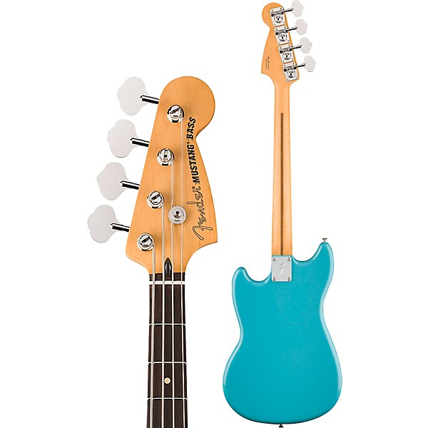 Fender Player II Mustang Bass PJ Rosewood Fingerboard Aquatone Blue