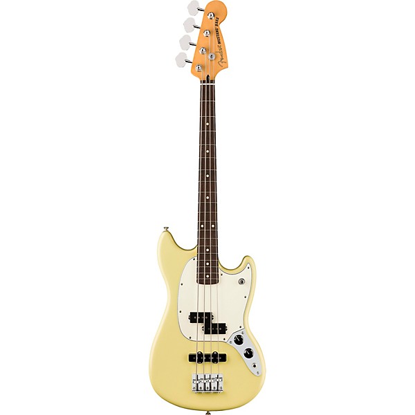 Fender Player II Mustang Bass PJ Rosewood Fingerboard Hialeah Yellow