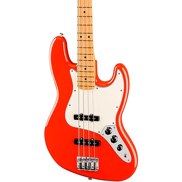 Fender Player II Jazz Bass Maple Fingerboard Coral Red
