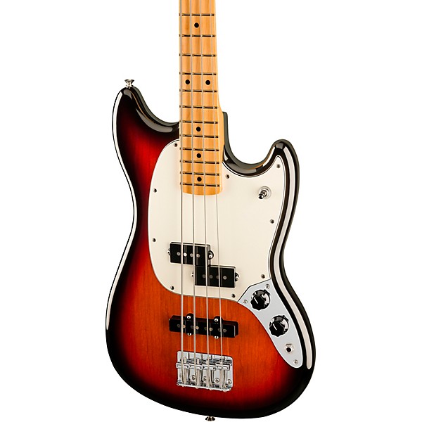 Fender Player II Mustang Bass PJ Maple Fingerboard 3-Color Sunburst