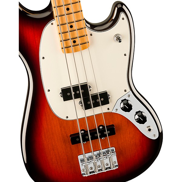 Fender Player II Mustang Bass PJ Maple Fingerboard 3-Color Sunburst