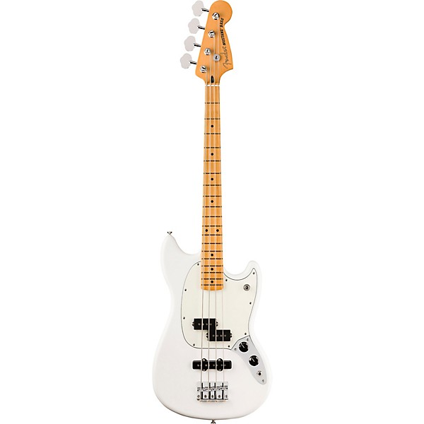 Fender Player II Mustang Bass PJ Maple Fingerboard Polar White