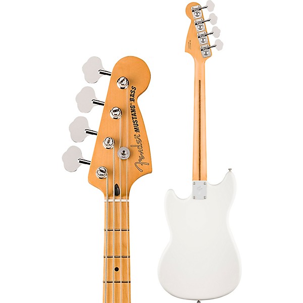 Fender Player II Mustang Bass PJ Maple Fingerboard Polar White