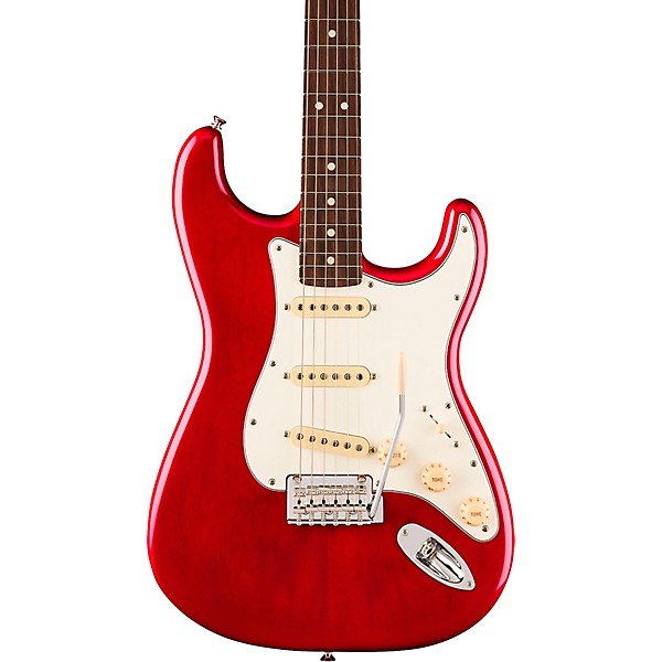 Fender Player II Stratocaster Chambered Mahogany Body Rosewood Fingerboard Electric Guitar Transparent Cherry Burst