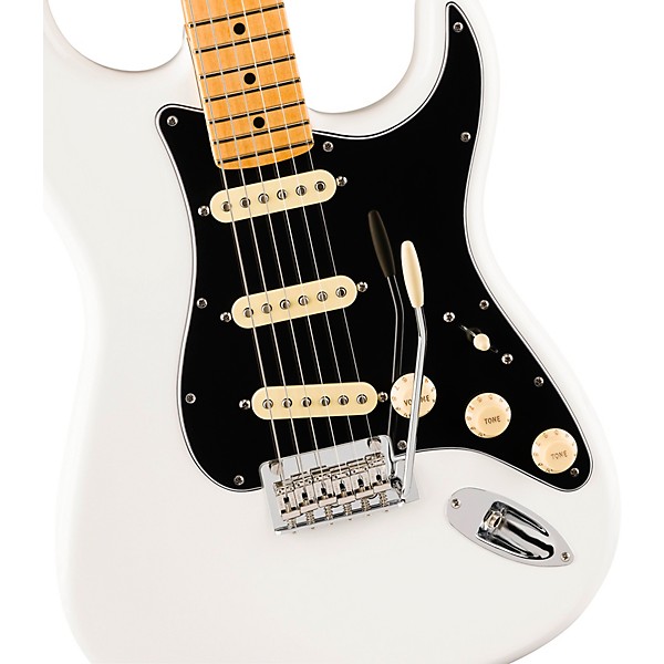 Fender Player II Stratocaster Maple Fingerboard Electric Guitar Polar White