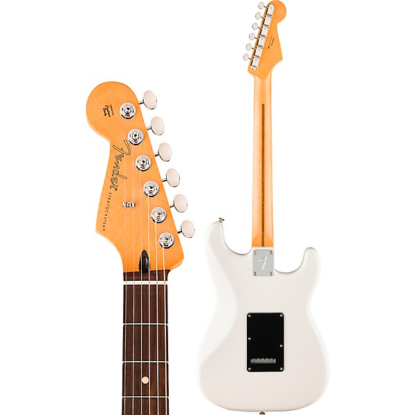 Fender Player II Stratocaster Left-Handed Rosewood Fingerboard Electric Guitar Polar White