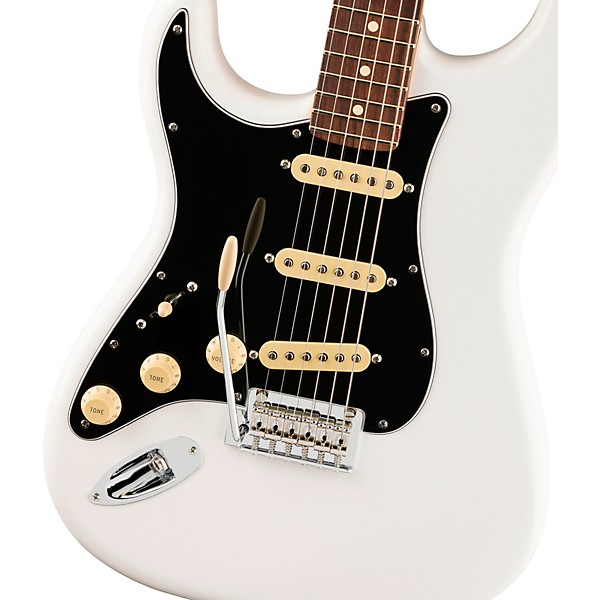 Fender Player II Stratocaster Left-Handed Rosewood Fingerboard Electric Guitar Polar White