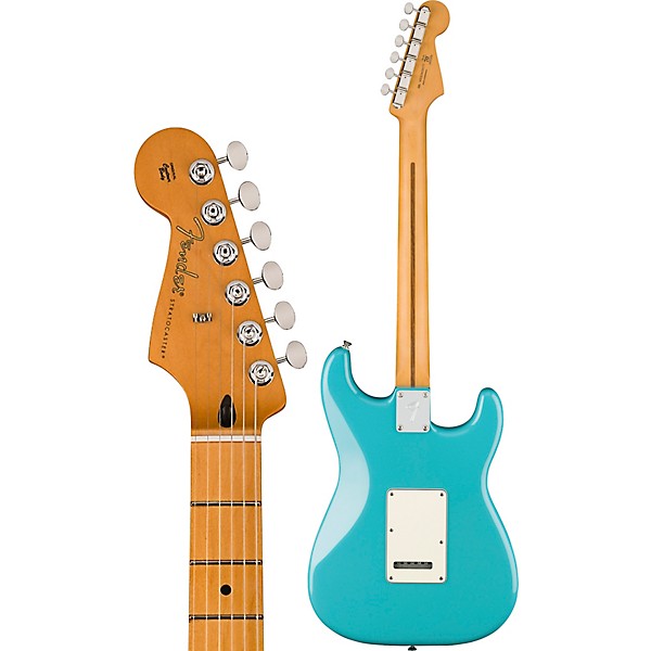 Fender Player II Stratocaster Left-Handed Maple Fingerboard Electric Guitar Aquatone Blue