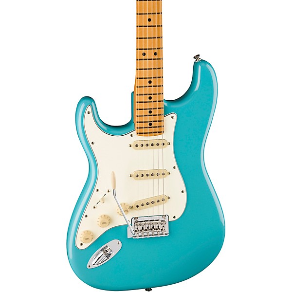 Fender Player II Stratocaster Left-Handed Maple Fingerboard Electric Guitar Aquatone Blue