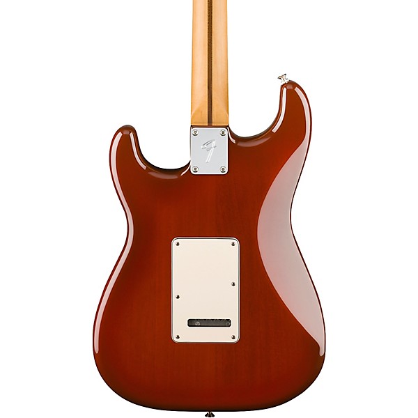 Fender Player II Stratocaster HSS Chambered Mahogany Body Maple Fingerboard Electric Guitar Transparent Mocha Burst