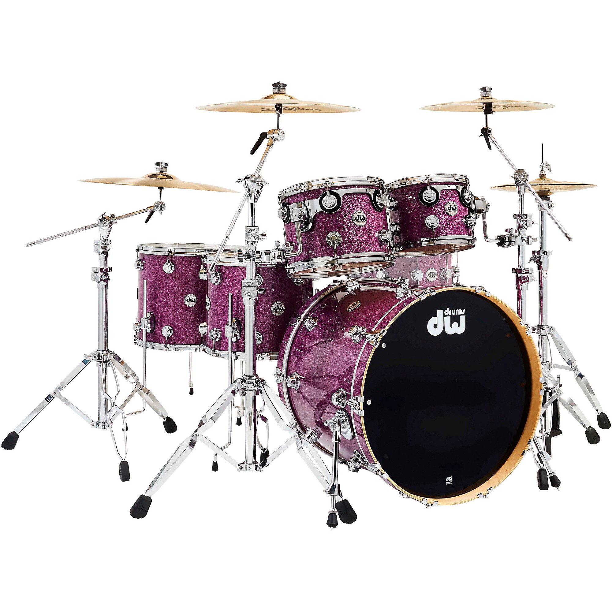 DW 5-Piece Collectors SSC Maple Finish Ply Shell Pack with 22 in
