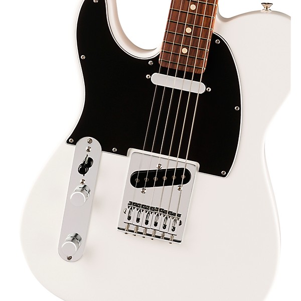 Fender Player II Telecaster Left-Handed Rosewood Fingerboard Electric Guitar Polar White