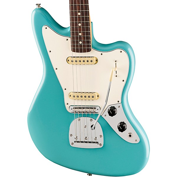 ギター Fender Player II Jaguar Fender Player II Jaguar Electric Guitar - Aquatone Blue