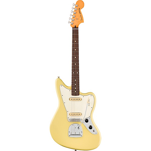 Fender Player II Jaguar Rosewood Fingerboard Electric Guitar Hialeah Yellow
