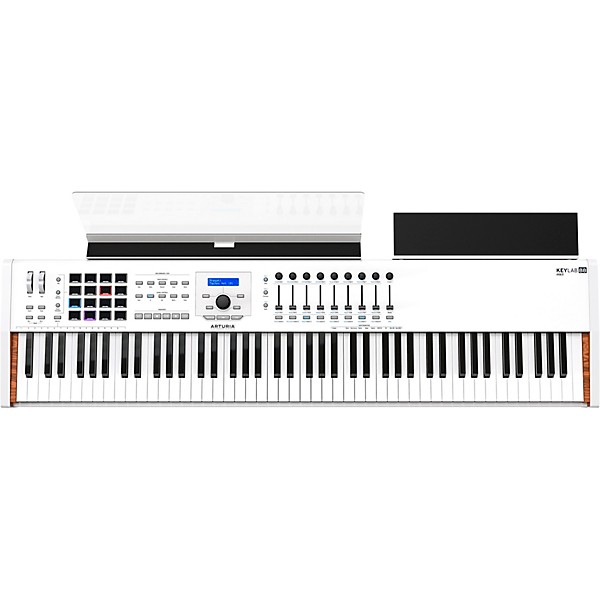 Arturia KeyLab 88 MkII Keyboard Controller Travel Bundle White White