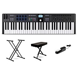 Arturia KeyLab Essential 61 mk3 MIDI Keyb... Arturia KeyLab Essential 61 mk3 MIDI Keyboard Controller Essentials Bundle Black