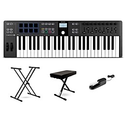 Arturia KeyLab Essential 49 mk3 MIDI Keyboard Controller Essentials Bundle Black