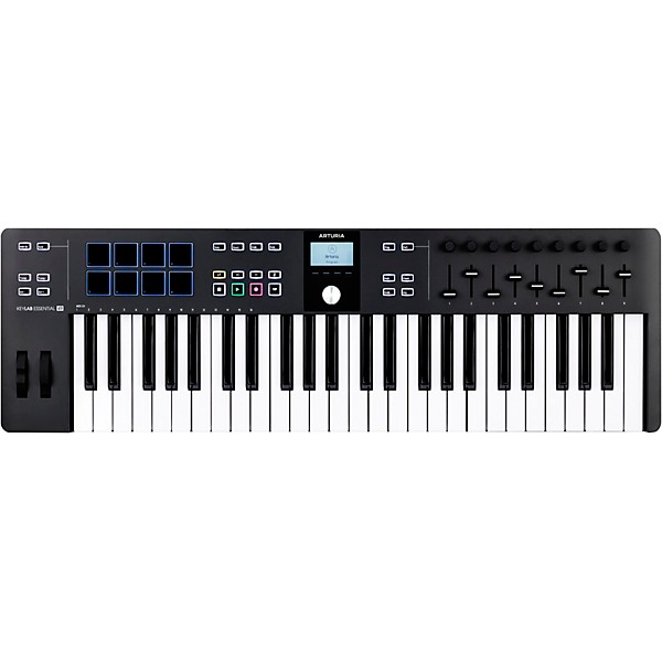 Arturia KeyLab Essential 49 mk3 MIDI Keyboard Controller Essentials Bundle Black