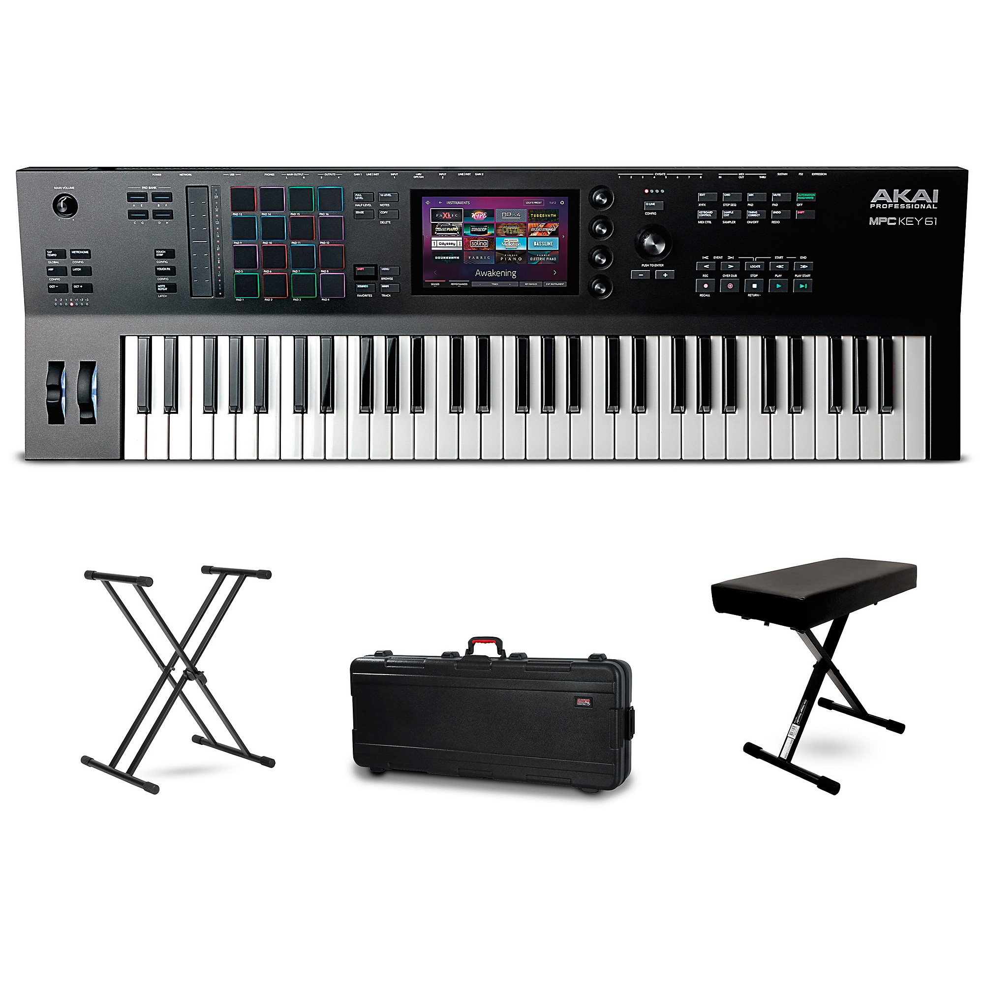 Akai Professional MPC Key 61 Production Synthesizer Travel