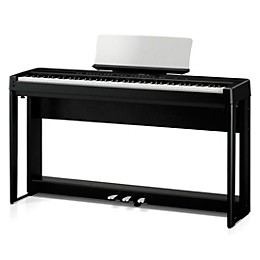 Kawai ES520 Digital Piano Black Essentials Bundle Black