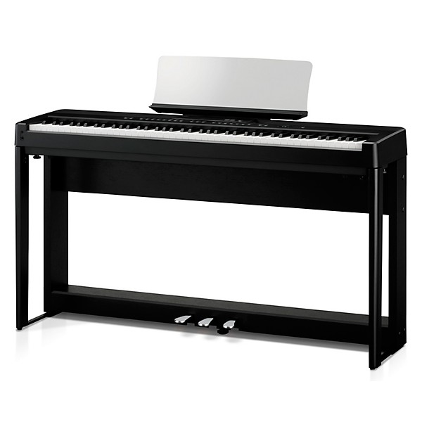 Kawai ES520 Digital Piano Black Essentials Bundle Black