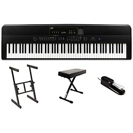 Kawai ES920 Digital Piano Essentials Bundle Black Black