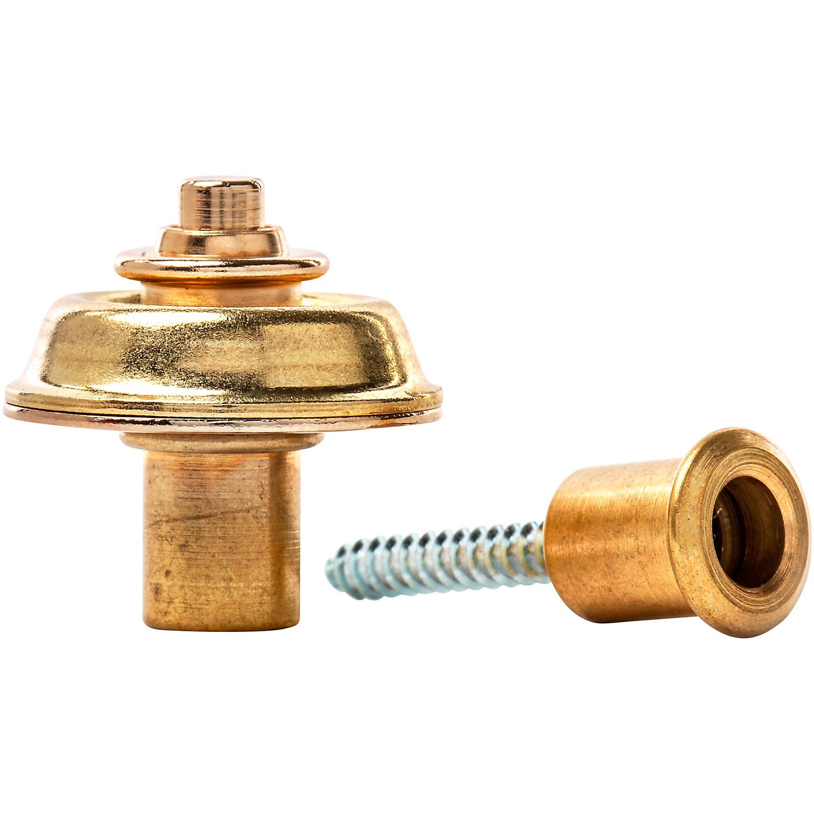 Dunlop Straplok Flush Mount Strap Retainer System Brass Guitar Center