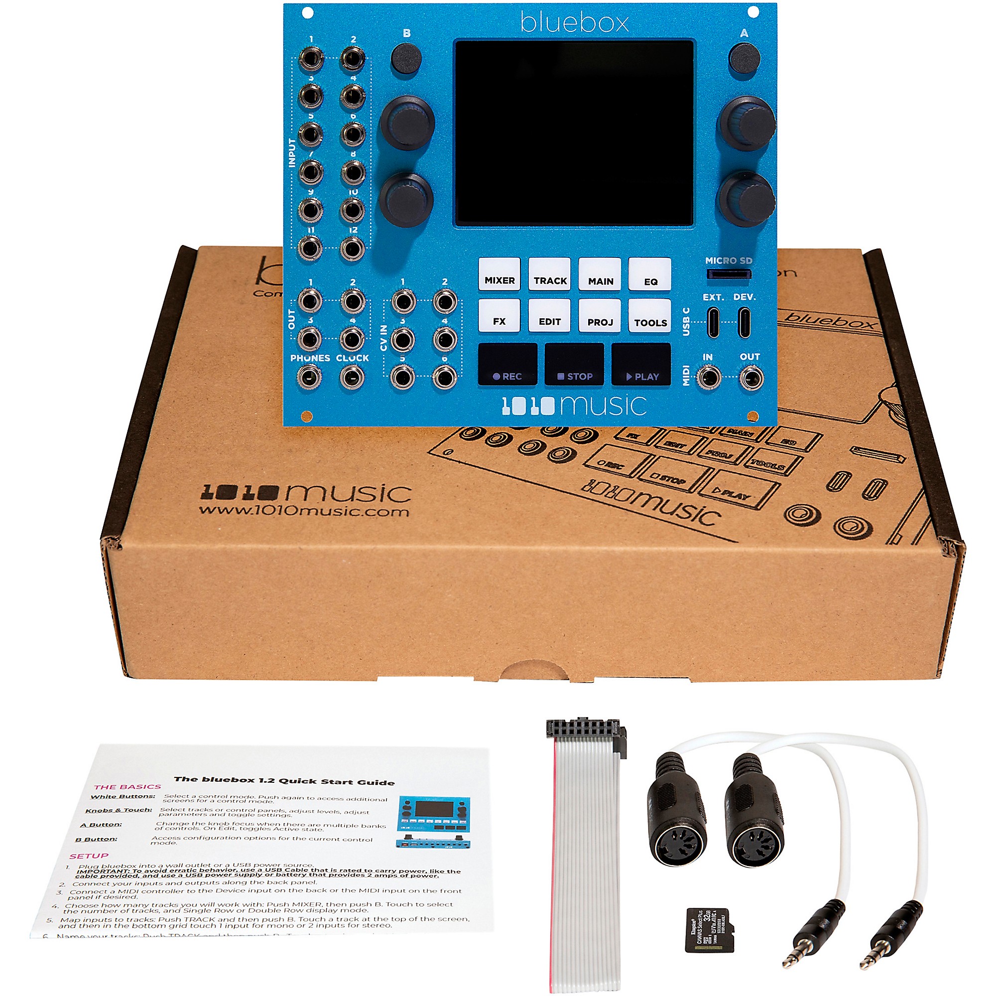 鍵盤楽器 1010music / bluebox eurorack edition 1010music Bluebox Digital Mixer and Recorder Eurorack Module