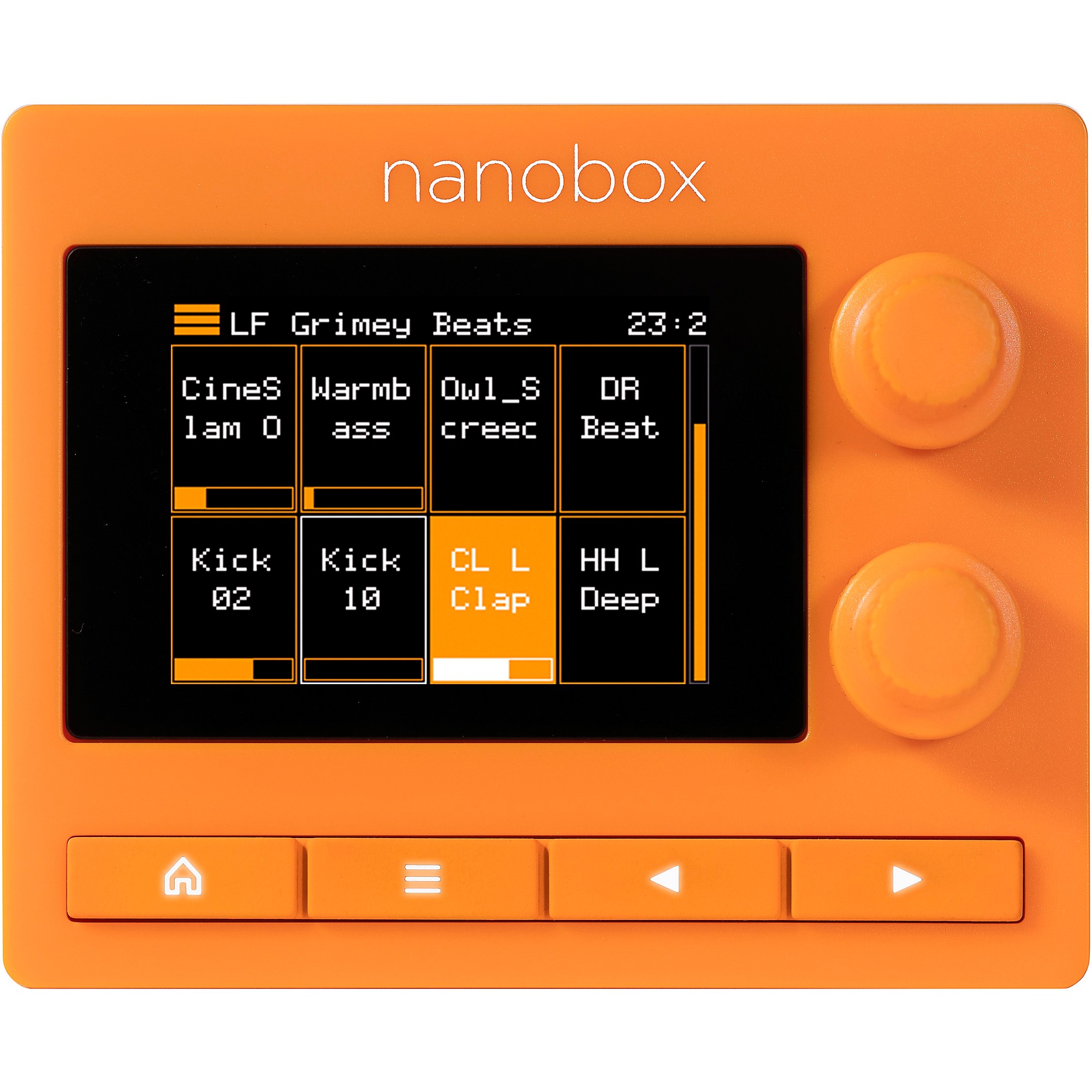 Open Box 1010music Nanobox Tangerine Sampler Module | Guitar Center