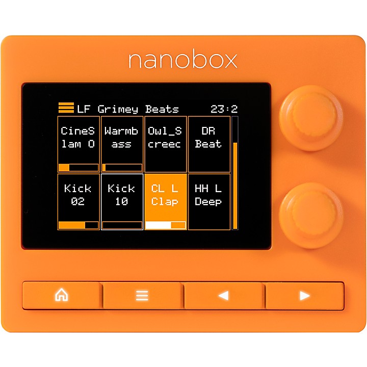 Open Box 1010music Nanobox Tangerine Sampler Module | Guitar Center