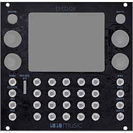 1010music Black Faceplate for Bitbox MK1 or MK2