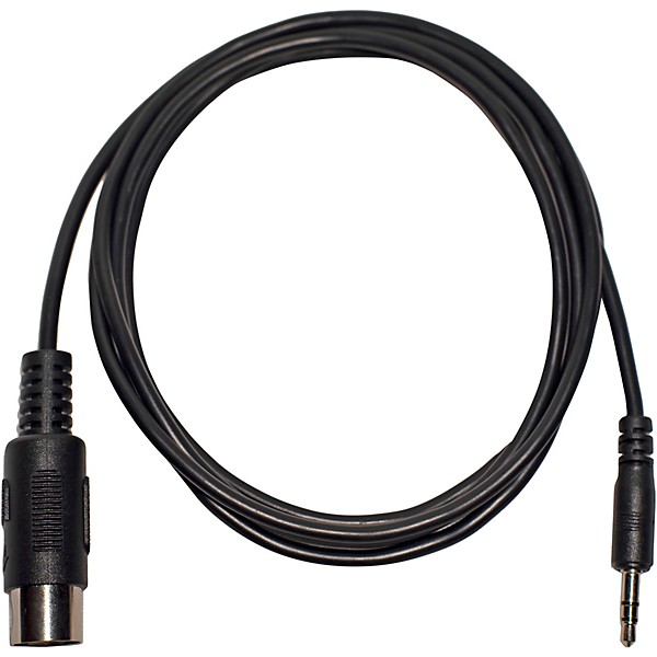 1010music 4 ft MIDI Cable  3.5mm TRS to 5 pin DIN