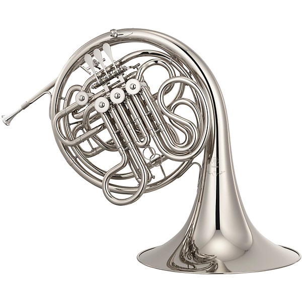 Yamaha YHR-672N Series Professional Double Horn with Fixed Bell Nickel Silver